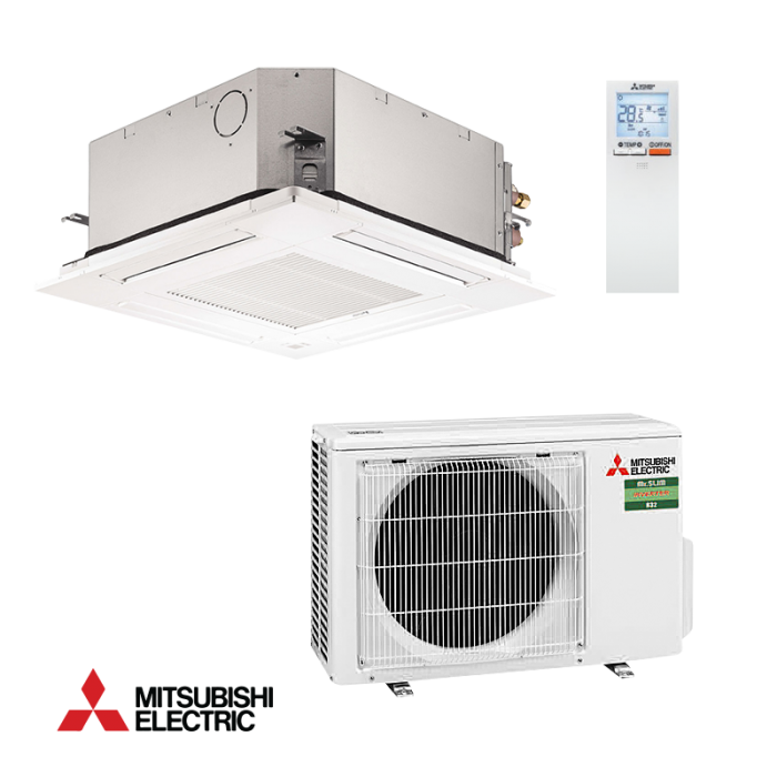 Инверторен касетъчен климатик Mitsubishi Electric SLZ-M35FA / SUZ-M35VA