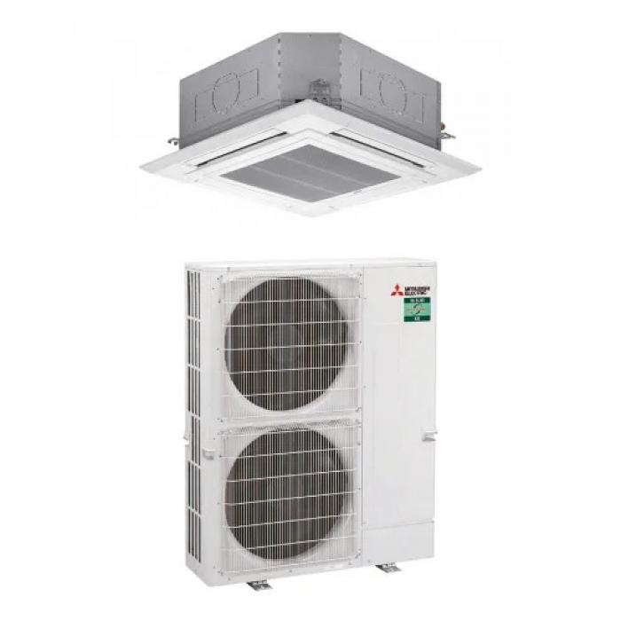 Инверторен касетъчен климатик Mitsubishi Electric PLA-M100EA / PUZ-ZM100YDA Power 380V