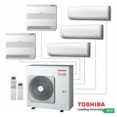 Външно тяло на инверторна мулти-сплит климатична система Toshiba RAS-5M34U2AVG-E