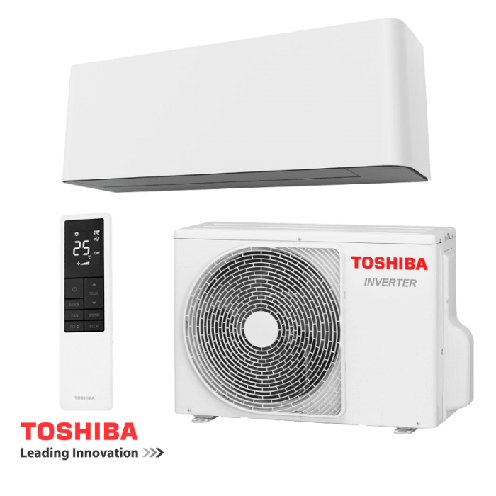 Хиперинверторен климатик Toshiba RAS-B13P2KVSG-E / RAS-13P2AVSG-E Shorai Curve White